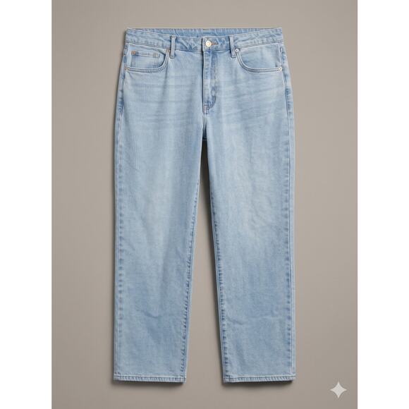 Seven7 Denim - Seven7 Women's 12 Y2K Minimalist Staple‎ Soft Norm Loose Straight Denim Jeans